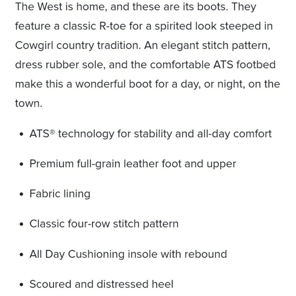 Ariat Heritage Round Up Brown Embroidered Western Boot 4 LR Size 9.5 B - Picture 15 of 16